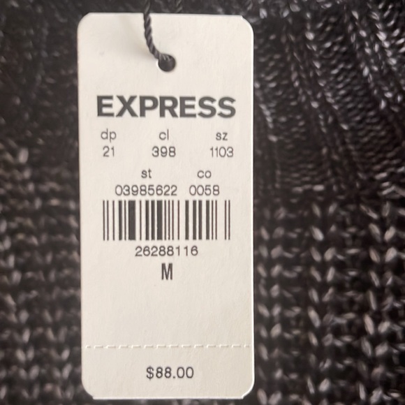 Mens Express long sleeve knitted turtleneck sweater - Picture 3 of 3